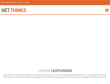 Tablet Screenshot of netthinks.com